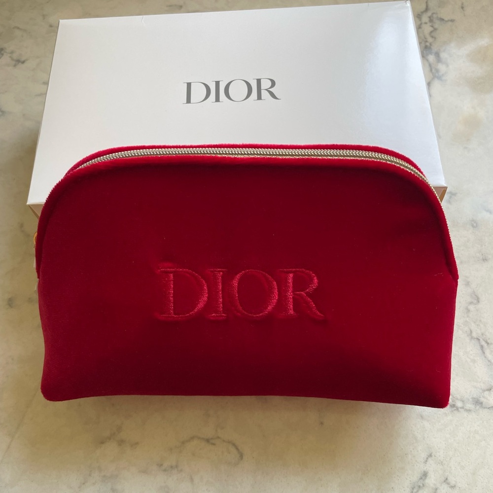 Christian Dior makeup bag NWT
